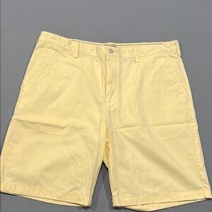 Nautica Yellow Flat Front Shorts